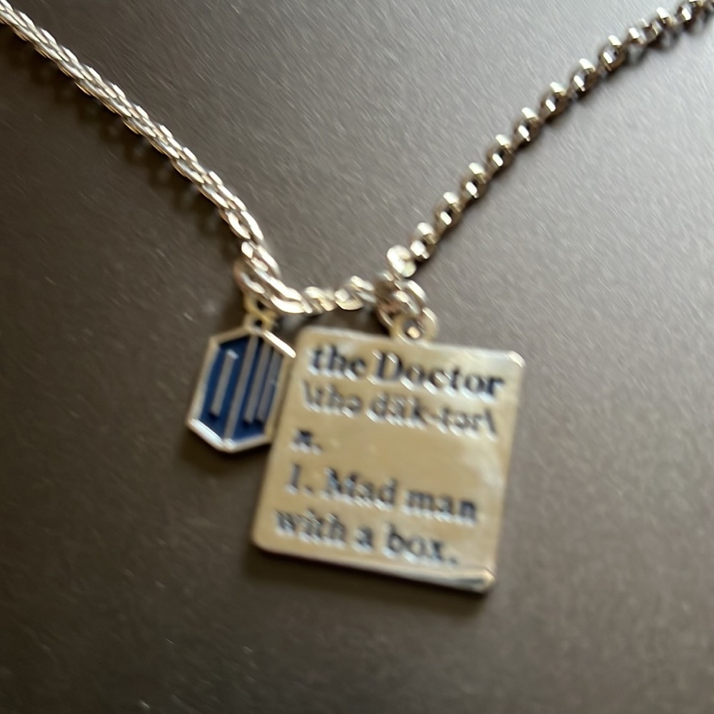 Dr Who necklace